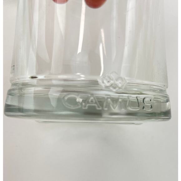 Set of 2 Camus Cognac Since 1863 Heavy Base 8oz Rocks Glasses - Picture 3 of 4